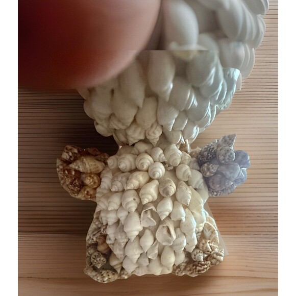 Vintage Hand Crafted  Alligator Figurine Made Of SEASHELLS - Picture 8 of 12